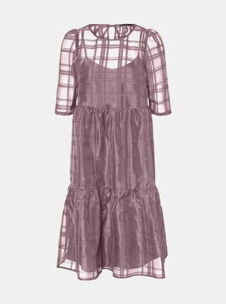 Fialové voľné šaty VERO MODA Vava