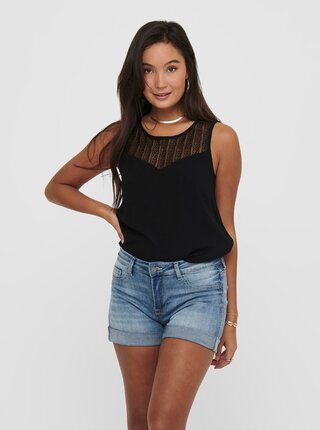 Černý top Jacqueline de Yong Summer