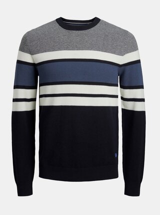 Tmavomodrý sveter Jack & Jones