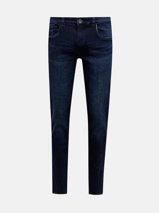 Tmavomodré slim fit rifle Redefined Rebel