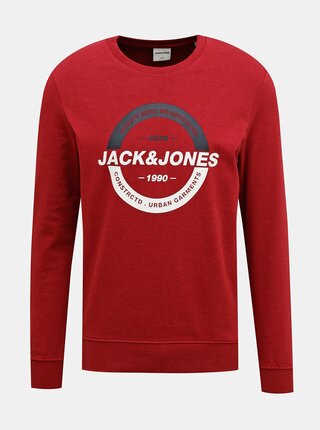 Červená mikina Jack & Jones Strong