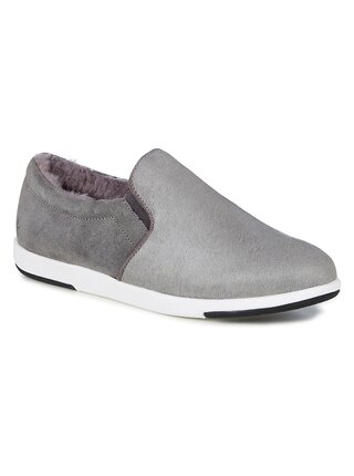 Emu šedé boty slip-on Brunswick Fur Dove Grey
