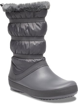 Crocs šedé sněhule Crocband Winter Boot Charcoal