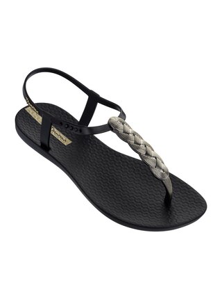 Ipanema černé sandály Charm VI Black/Gold