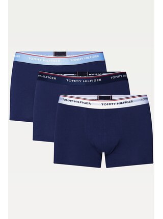 Tommy Hilfiger modrý 3 pack boxerek 3P Trunk Navy Blazer