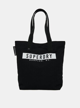 Černá taška s potiskem Superdry