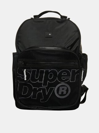 Černý batoh Superdry