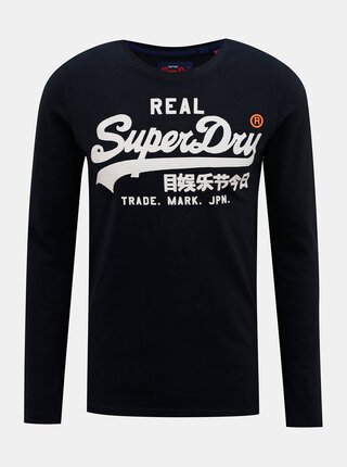 Tmavě modré pánské tričko Superdry