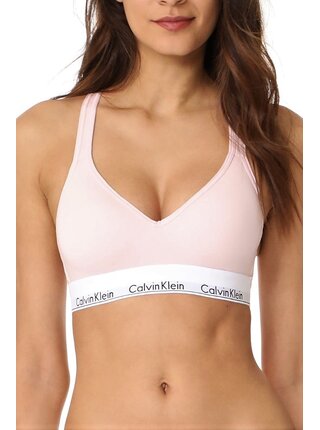 Calvin Klein světle růžová podprsenka Lightly Lined Bralette LIFT