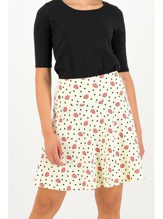 Blutsgeschwister smetanová sukně Vive L´amour Skirt First Kiss