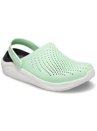 Crocs zelené boty LiteRide Clog Neo Mint/Almost White