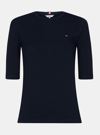 Tmavě modré dámské tričko Tommy Hilfiger