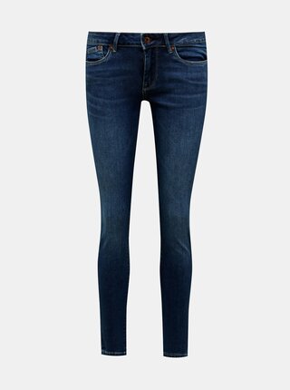 Tmavomodré dámske skinny fit rifle Pepe Jeans