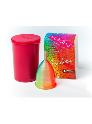 Yuuki Menstruační kalíšek 2 Rainbow Line