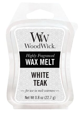 WoodWick vonný vosk do aromalampy White Teak
