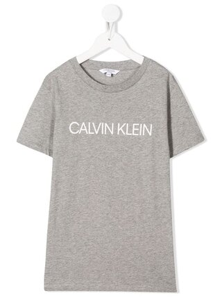 Calvin Klein šedé chlapecké tričko Tee