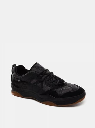 Čierne dámske tenisky s koženými detailmi VANS