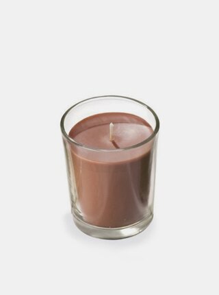 Svíčka ve skle hnědá - pomerančový květ a santal 65 g Stuwa