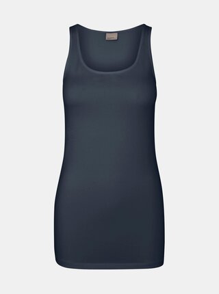 Tmavě modré basic tílko VERO MODA Maxi