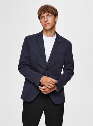 Tmavomodré sako Selected Homme Cole