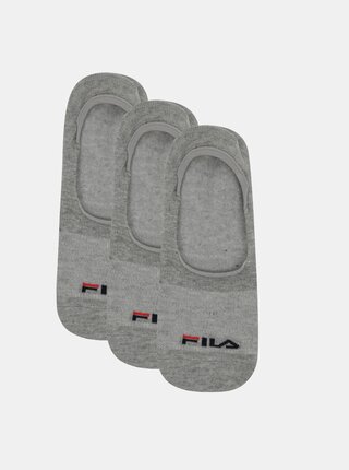 Sada tří párů šedých ponožek FILA