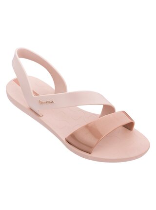 Ipanema pudrové sandály Vibe Sandal Pink/Pink Metallic