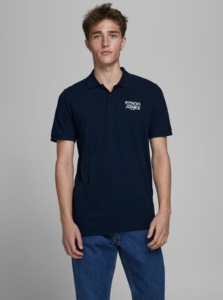 Tmavě modré polo tričko Jack & Jones Hero