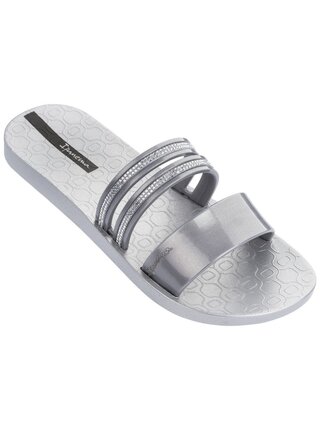 Ipanema stříbrné pantofle New Glam Silver