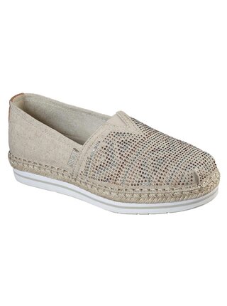 Skechers béžové espadrilky Bobs Breeze Moonbeams and Stars