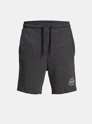 Šedé teplákové kraťasy Jack & Jones