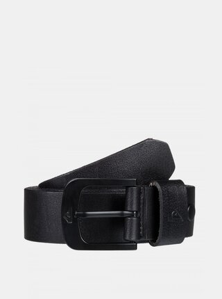 Černý kožený pásek Quiksilver