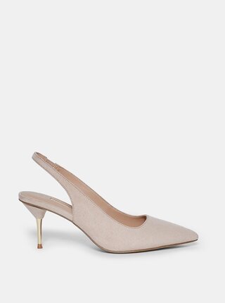Starorůžové lodičky v semišové úpravě Dorothy Perkins