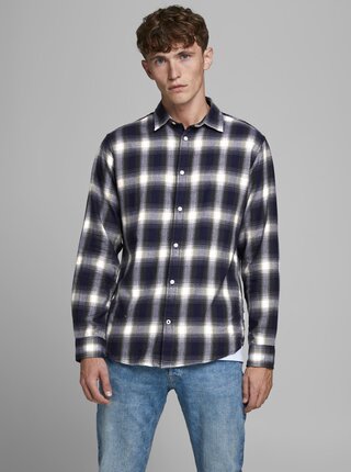 Zelená kockovaná košeľa Jack & Jones Eplain