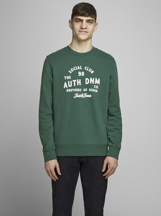 Zelená mikina Jack & Jones Orstandard