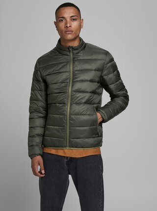 Zelená prešívaná bunda Jack & Jones Emagic