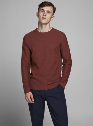 Hnědý svetr Jack & Jones Prblaadam