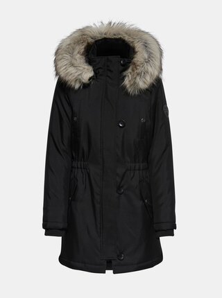 Černá zimní parka ONLY Iris