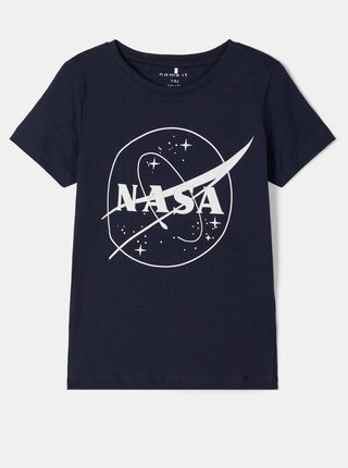 Tmavě modré holčičí tričko name it Nasa