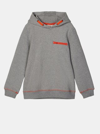 Šedá klučičí mikina s kapucí name it