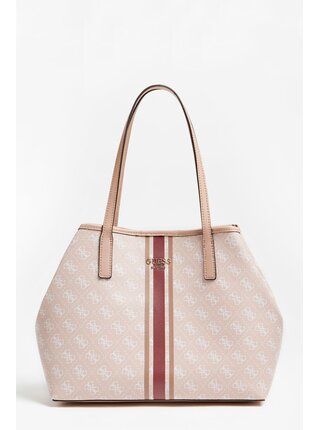 Guess pudrová kabelka Vikky 4G All Over Shopper