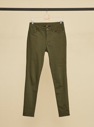Khaki dámské slim fit kalhoty ZOOT Baseline Anna