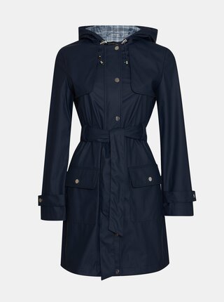 Tmavomodrá vodeodolná parka Dorothy Perkins