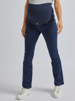 Tmavě modré těhotenské flared džíny Dorothy Perkins Maternity