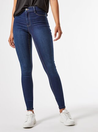 Tmavě modré skinny fit džíny Dorothy Perkins Tall