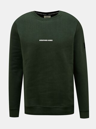 Pulovere fara gluga pentru barbati Redefined Rebel - verde inchis