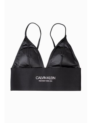 Calvin Klein černý horní díl plavek Longline Triangle RP