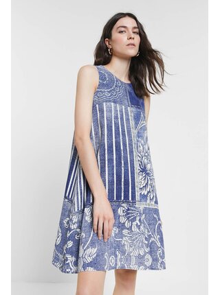 Desigual modré šaty Vest Karen
