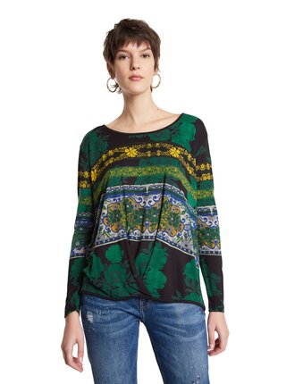 Desigual zelené tričko TS Yess