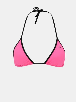 Růžový dámský horní díl plavek Puma