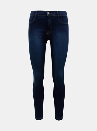Tmavomodré skinny fit rifle Dorothy Perkins